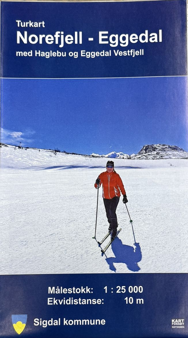 Bilde av Kart Fossøy Norefjell - Eggedal kart 1:25 000 